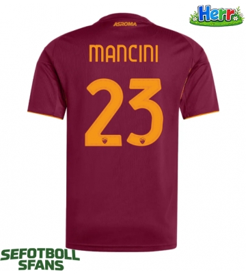 AS Roma Gianluca Mancini #23 Hemmatröja 2025-26 Kortärmad